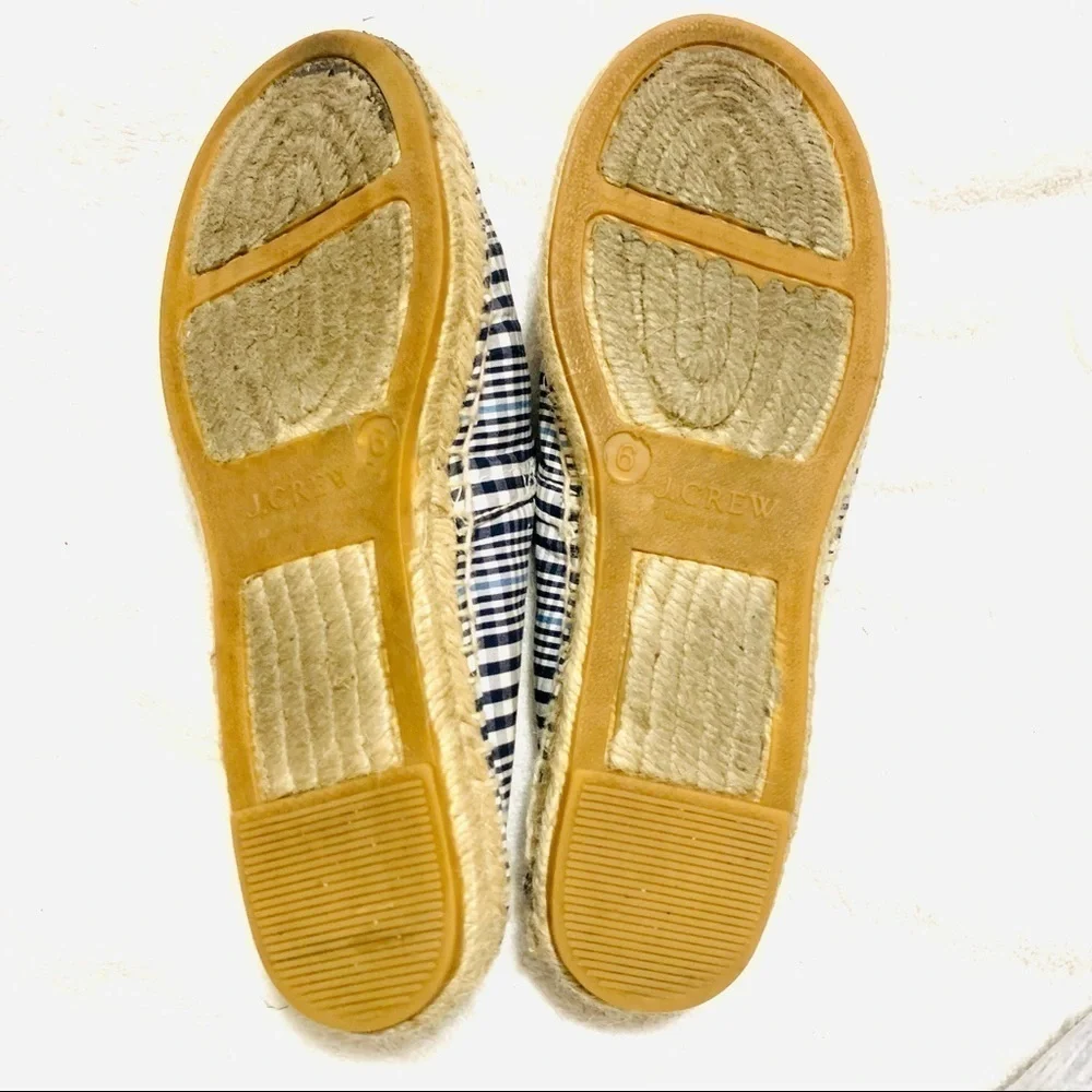 J CREW CUSHIONED FOOTBED ESPADRILLES women’s sz 6